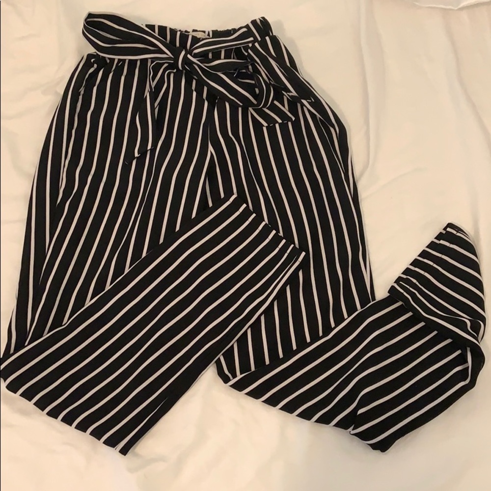 Flowy striped pants